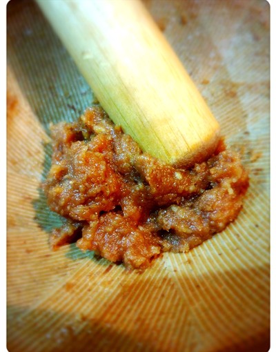 我が家の調味料シリーズ♪　vol.2～自家製くるみ味噌～