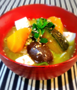 夏野菜のお味噌汁